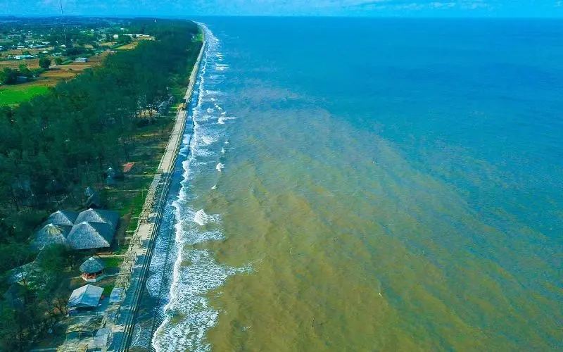 Biển Ba Động bên hàng dương trải dài ở xứ Trà Vinh