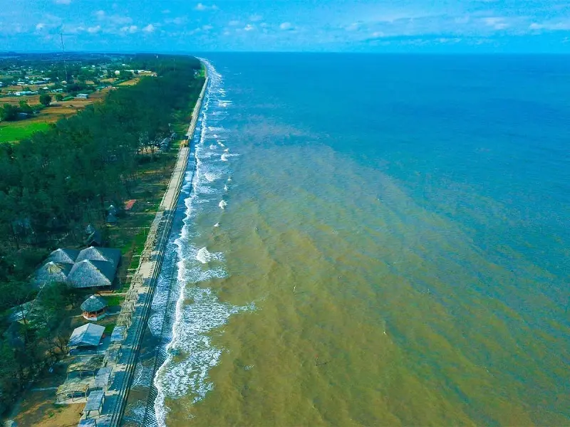 Biển Ba Động bên hàng dương trải dài ở xứ Trà Vinh 2