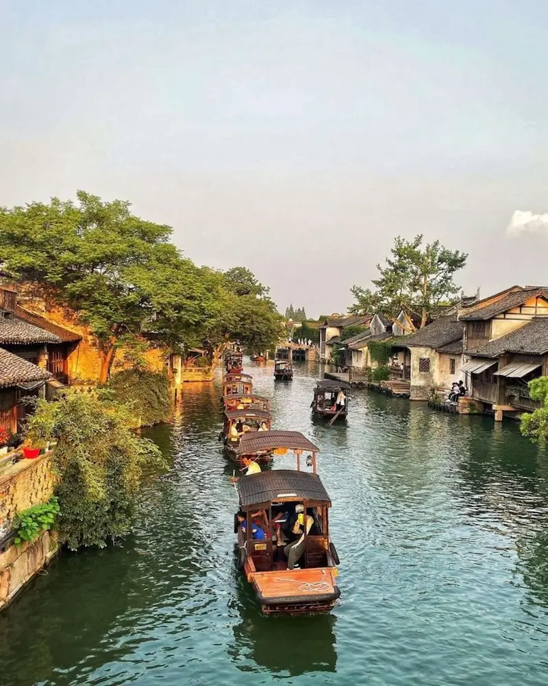&Ocirc; Trấn Trung Quốc với vẻ đẹp hữu t&igrave;nh như tranh thủy mặc 7