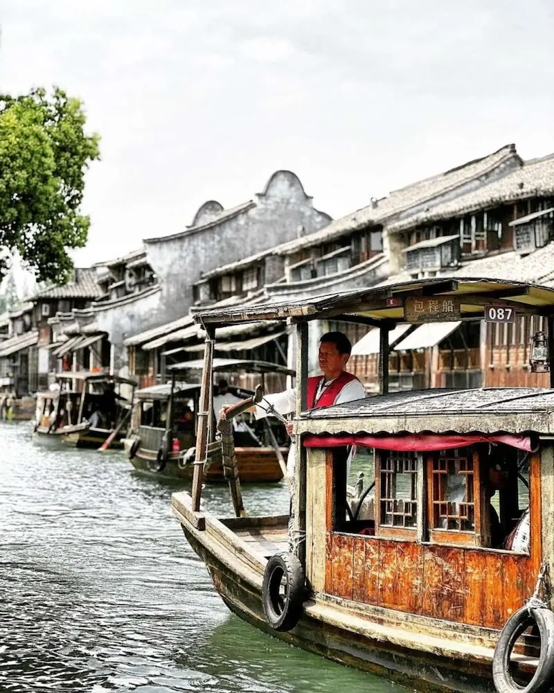 &Ocirc; Trấn Trung Quốc với vẻ đẹp hữu t&igrave;nh như tranh thủy mặc 6