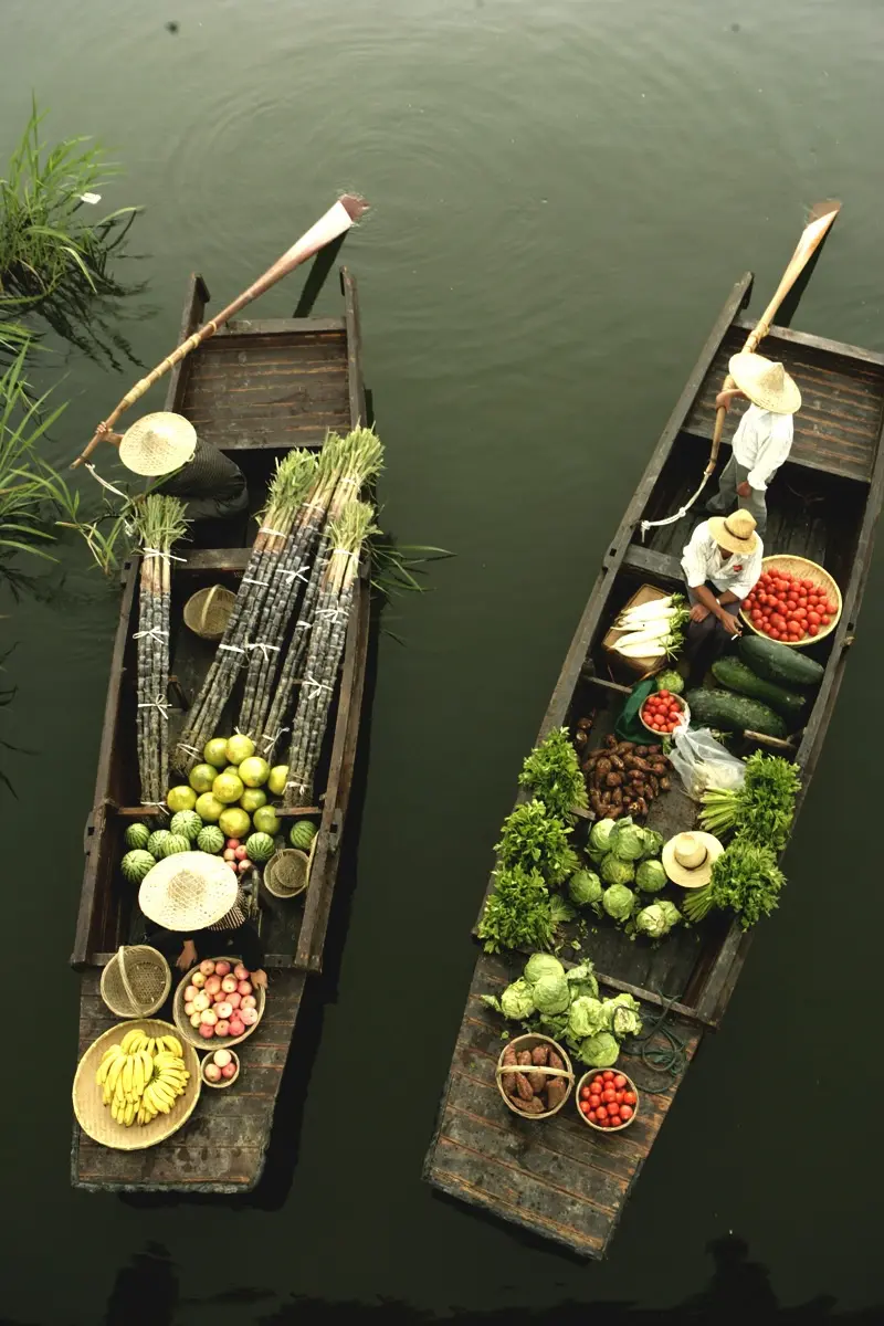&Ocirc; Trấn Trung Quốc với vẻ đẹp hữu t&igrave;nh như tranh thủy mặc 13
