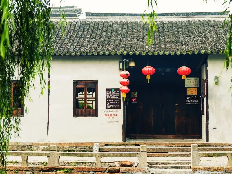 T&acirc;y Đường cổ trấn phản chiếu kh&ocirc;ng kh&iacute; b&igrave;nh y&ecirc;n của Giang Nam Trung Quốc 9