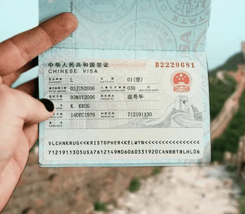 Thông tin chi phí, hồ sơ xin visa đi Trung Quốc mới nhất