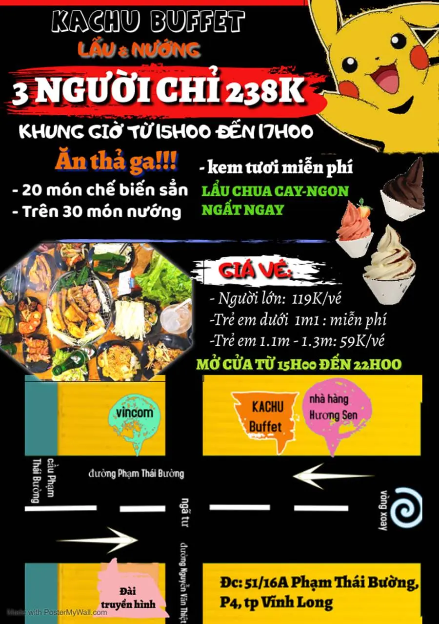 Kachu Buffet Nướng Vĩnh Long, đại tiệc lẩu nướng chỉ từ 119K 5