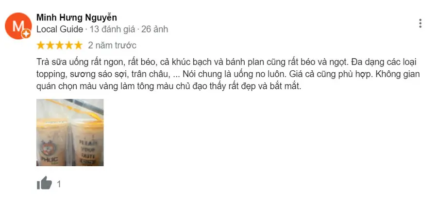 Kh&aacute;m ph&aacute; Tr&agrave; Sữa Ph&uacute;c Tea Vĩnh Long ngọt ng&agrave;o đốn tim giới trẻ 9