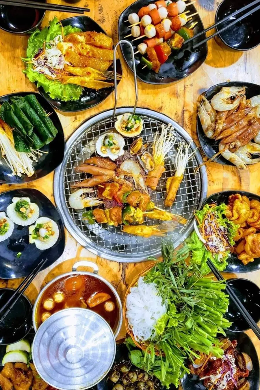 Kachu Buffet Nướng Vĩnh Long, đại tiệc lẩu nướng chỉ từ 119K