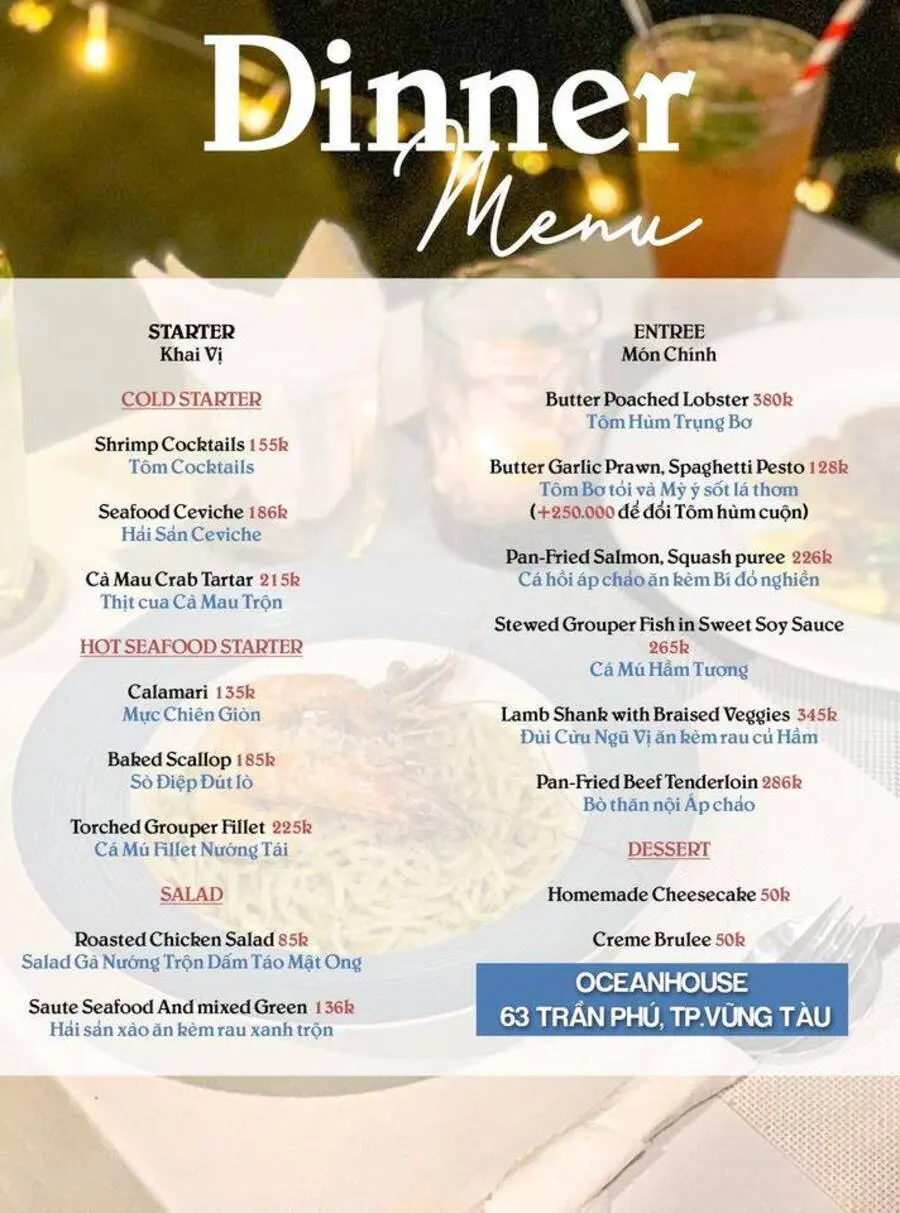 Ocean House Vũng Tàu - Nhà hàng ngắm hoàng hôn siêu đẹp 10