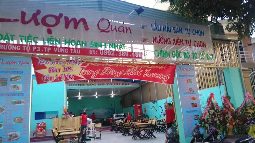 Qu&aacute;n ăn hải sản 7 Lượm kh&ocirc;ng gian si&ecirc;u to khổng lồ ngay trung t&acirc;m Vũng T&agrave;u 2