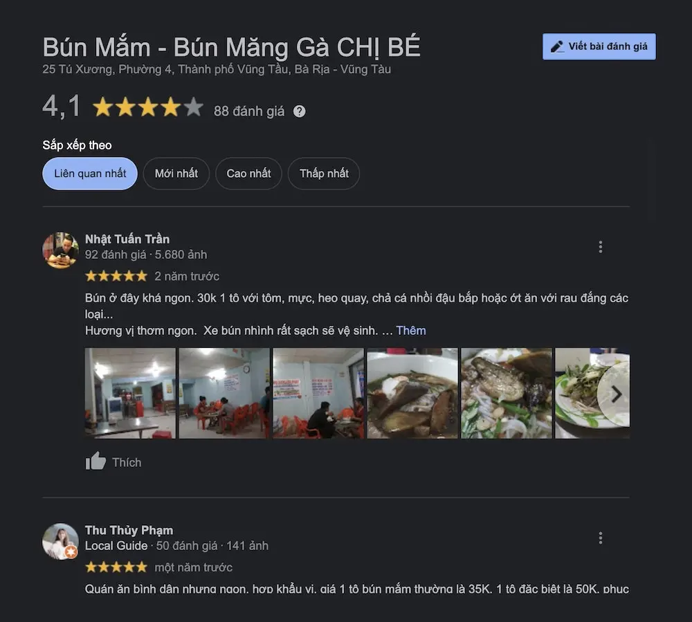 Qu&aacute;n B&uacute;n Mắm - B&uacute;n G&agrave; chị B&eacute; &ndash; Tuyệt phẩm b&igrave;nh d&acirc;n tại đất biển Vũng T&agrave;u 10