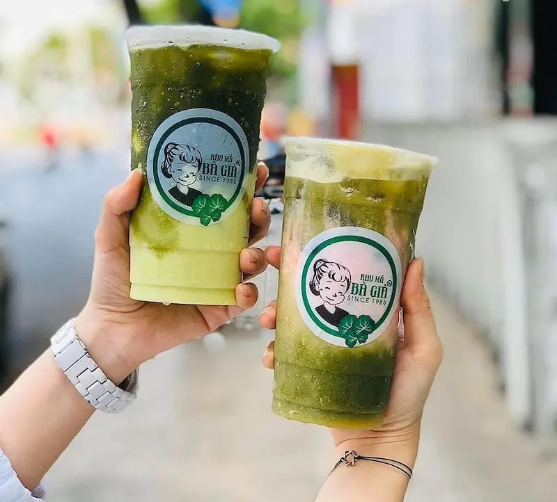 Rau m&aacute; B&agrave; Gi&agrave;, thức uống quen thuộc của bao người Vũng T&agrave;u 2