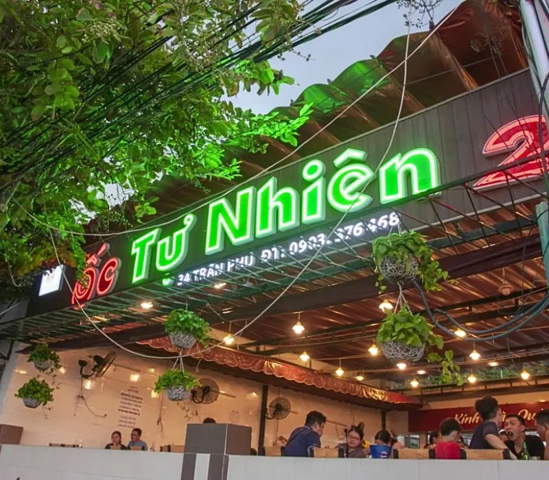 Quán Ốc Tự Nhiên Vũng Tàu - Nhà hàng hải sản nhất định phải ghé